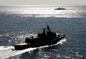 中澳海軍黃海聯演