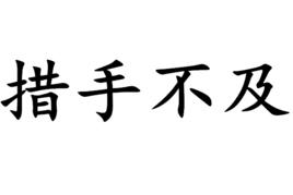 措手不及[詞語]