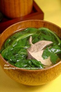 豬肝菠菜湯 豬肝菠菜湯