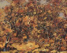 洪凌2003年作 暖秋 布面油彩