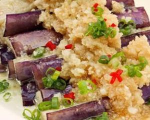 蒜蓉蒸茄子 蒜蓉蒸茄子