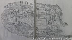 清末民初時的塘雅古鎮地圖