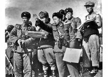 陳桂昌向朝鮮人民軍移交陣地時的真實圖片。