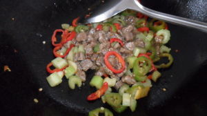 西芹孜然牛肉 西芹孜然牛肉