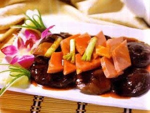 雞油燉冬菇 雞油燉冬菇