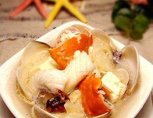 蟹白豆腐海鮮湯 蟹白豆腐海鮮湯