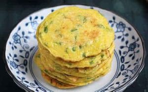 玉米胡蘿蔔香菜餅