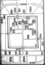 明嘉靖時期睢州城池圖