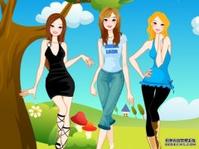 美麗的鄉村女孩 美麗的鄉村女孩