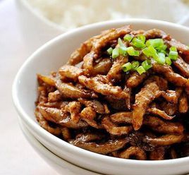醬炒肉絲平菇 醬炒肉絲平菇