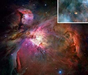 獵戶座星雲里恆星正在形成