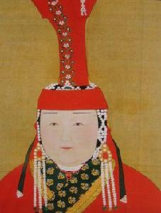 元世祖後像 元世祖後像