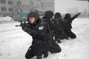 雲豹隊員進行小組戰術訓練