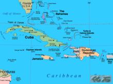 海地島位於古巴島和波多黎各島之間