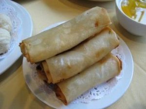 煎肉絲春餅 煎肉絲春餅