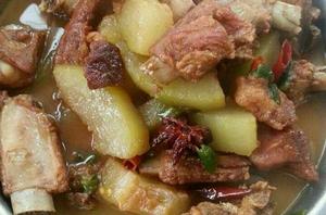 紅燒排骨冬瓜 紅燒排骨冬瓜