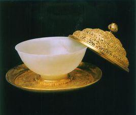 金蓋金托玉碗 金蓋金托玉碗