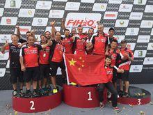 2015賽季中國天榮F1摩托艇隊蟬聯年度總冠軍