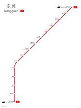 東莞軌道交通線路圖