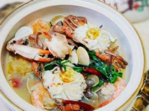 九層塔海鮮煲 九層塔海鮮煲