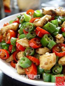 雙椒雞米 雙椒雞米