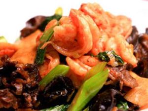 木耳油菜炒蝦絲 木耳油菜炒蝦絲