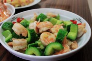 黃瓜蝦仁羹 黃瓜蝦仁羹