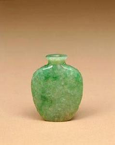 翡翠煙壺 翡翠煙壺