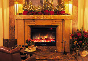 電壁爐歐壁火景觀