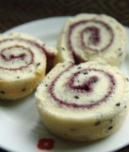 香草黑芝麻蛋糕卷