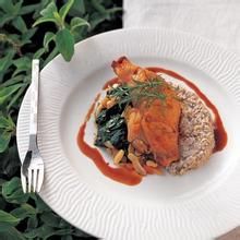 雞腿配蘑菇泥 雞腿配蘑菇泥