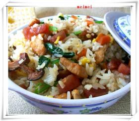 冬菇什豆炒飯 冬菇什豆炒飯