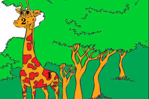 可愛的長頸鹿 可愛的長頸鹿