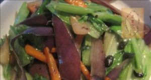 茄子皮油麥菜 茄子皮油麥菜