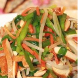 韭菜豆芽炒豆乾 韭菜豆芽炒豆乾