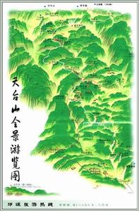 天台山國家森林公園遊覽圖
