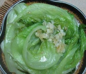 蒜泥炒生菜 蒜泥炒生菜