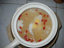 銀耳鴨蛋羹 銀耳鴨蛋羹