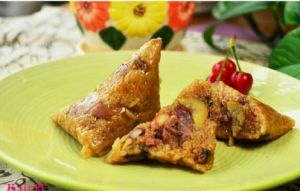 板栗香菇肉粽 板栗香菇肉粽