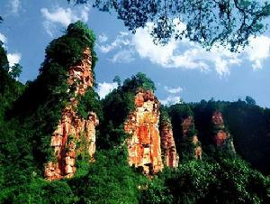 五柱峰丹霞地貌