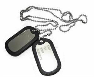 狗牌[軍用識別牌]