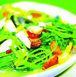 波菜鴨血湯 波菜鴨血湯