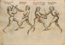 中世紀武術手冊上的格鬥圖解