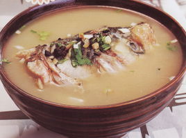 蔥白豆腐魚頭湯 蔥白豆腐魚頭湯