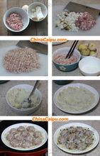 土豆泥蒸肉丸