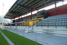 列支敦斯登Eschen-Mauren體育場的新看台