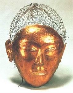 金面具、銀絲網路 金面具、銀絲網路