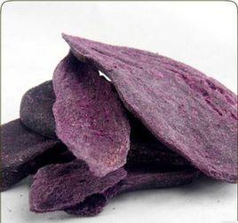 烤紫薯片 烤紫薯片