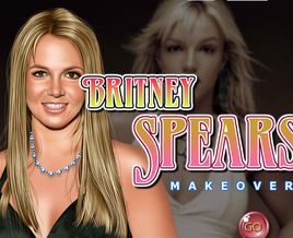 給布蘭妮化妝 給布蘭妮化妝