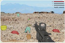 射擊沙漠外星人 射擊沙漠外星人